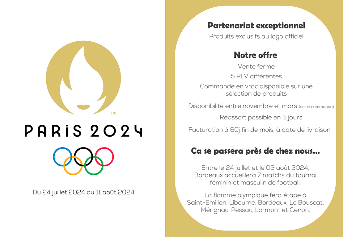 Catalogue Jeux Olympiques Paris 2024